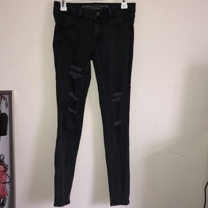 American eagle black jegging